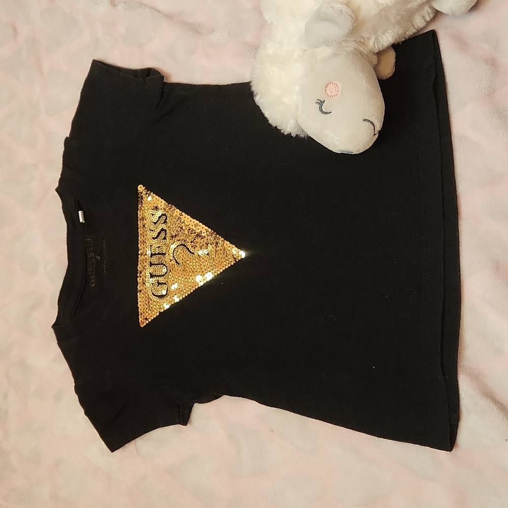 Guess Toddler Girl Black Top Size 3T